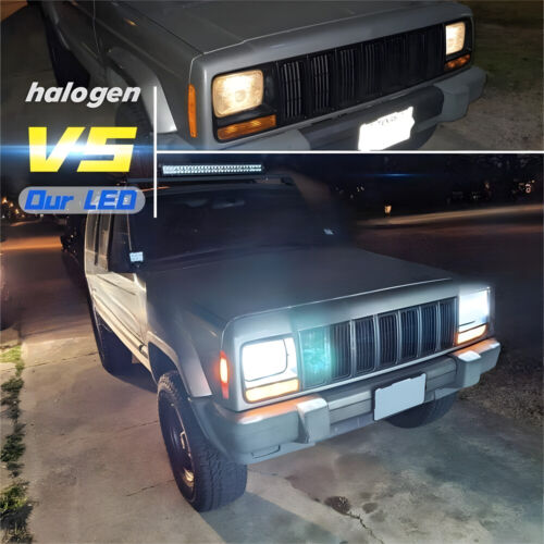 For Chevy Corvette C4 1984-1996 Pair 5x7 7x6 LED Headlights Projector Hi-Lo Beam - Picture 4 of 14