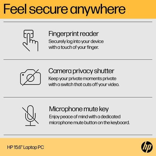 HP 15-fc0038na Laptop AMD Ryzen 3 7320U 8GB RAM 256GB SSD 15.6" Windows 11 Home - Picture 19 of 24