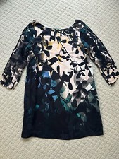 Maeve Dress Size L Abstract Anthropologie Sleeve Cut-outs