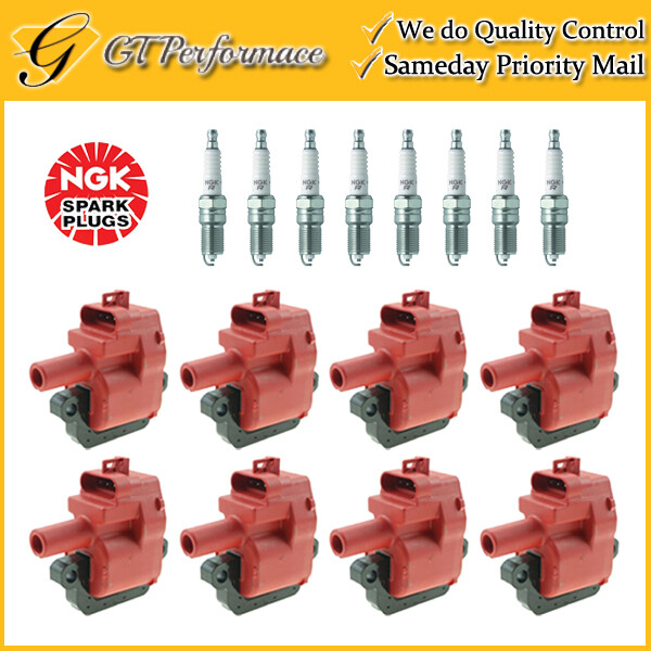 Quality Ignition Coil  NGK Spark Plug 8PCS CTS/ Camaro Corvette/ Firebird GTO