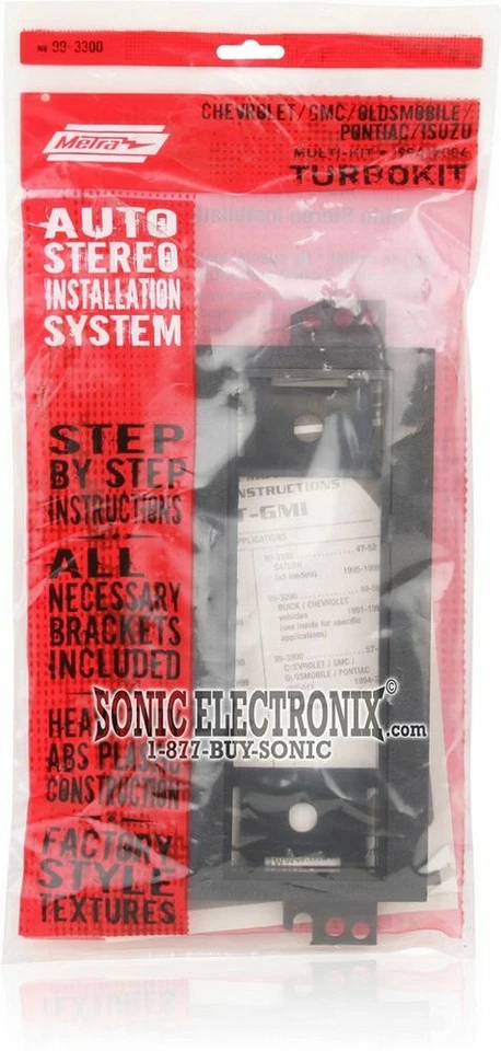 Kit de tablero de instalación Metra 99-3300 para vehículos Chevrolet y GM seleccionados 1995-2005 Foto 3 de 3