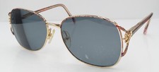Vintage Priority Eyewear Anne Gold Oval Metal Sunglasses Hong Kong FRAMES ONLY