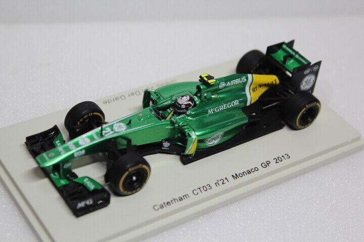 Spark 1/43 S3064 Caterham Ct03 No21 Monaco Gp 2013 Giedo Van Spark 1/43 S3064 Caterham Ct03 No21 Monaco Gp 2013 Giedo Van