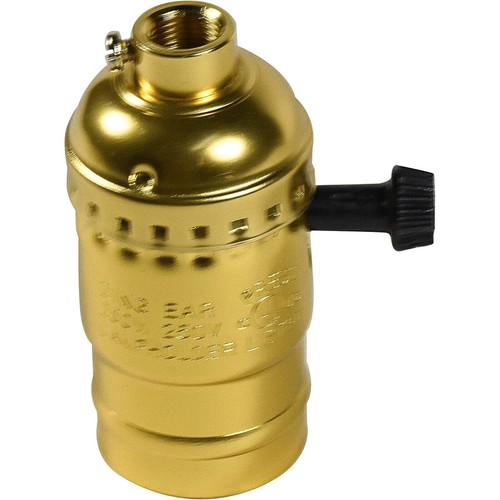 2x 3-Way Lamp Sockets E26 Bulb Light Holder for Zing Ear ZE-309-3 1/8 IP Threads - Picture 8 of 9
