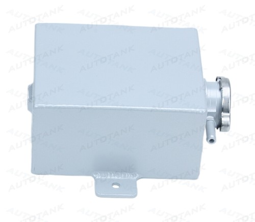 Aluminum Alloy Radiator Coolant Overflow Expansion Tank Silver 1200ML Universal - Picture 5 of 8