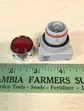 IDEC APW199-R-120V PILOT LIGHT 22MM / 7/8" PANEL HOLE, 120 VAC