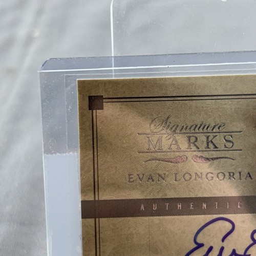 2007 TRISTAR Elegance Signature Marks Evan Longoria #SM-EL Auto - Picture 2 of 21