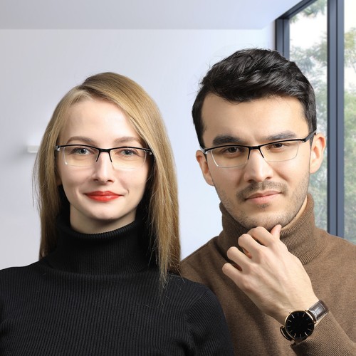 4 pares de gafas de lectura anti-luz azul lentes HD lectores de bisagra de resorte unisex - Imagen 30 de 105
