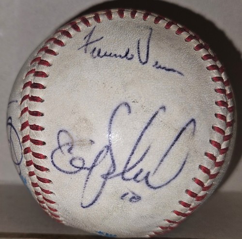 1999 Brewers AUTOGRAPH BALL Signed AUTO Burnitz,Stinnett,Vina,Plunk,Colangelo+6 - Picture 3 of 6