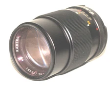 Kamero Auto 135mm F2.8 Manual Focus Prime Lens Minolta Mount