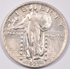 1923 STANDING LIBERTY QUARTER ~ NICE SHARP CHOICE/GEM BU UNCIRCULATED! INV#2