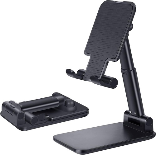 Foldable Adjustable Tablet Mount Stand Mobile Phone iPad iPhone Desktop Holder - Picture 3 of 29