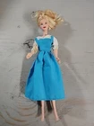 Vintage Barbie Doll 1966 Body 1991 Head Mattel Blue Stained Dress Heart Necklace