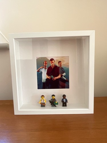 Grand Theft Auto 5 gerahmtes Bild mit Michael, Franklin und Trevor