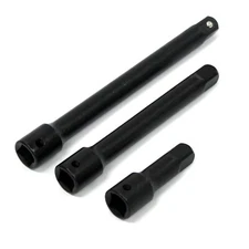 3 pcs 1/2" Drive Air Impact Extension Bar Set Long Socket 3" 6" 8" Mechanics New