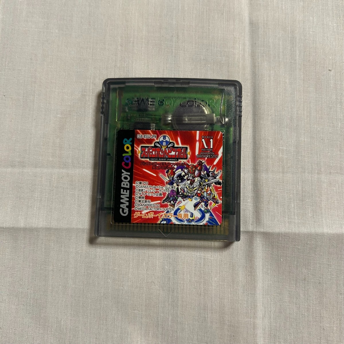 Super Robot Pinball (Nintendo Game Boy Color, 2001) for sale