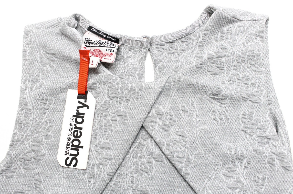 SUPERDRY Riley Jacquard Dress Women's LARGE Sleeveless Stretch Patterned Pockets | eBay SUPERDRY Riley Jacquard Dress Women's LARGE Sleeveless Stretch Patterned Pockets | eBay