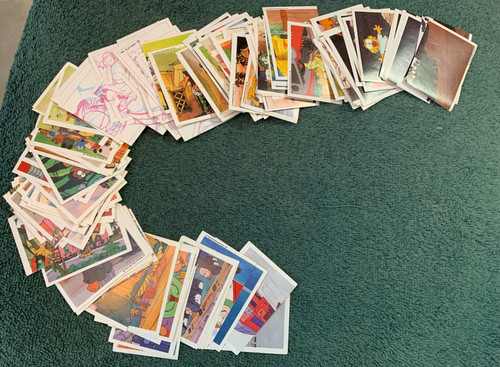 PANINI - GARFIELD (140 STICKERS)  original backs GD/VG NO DUPLICATES!