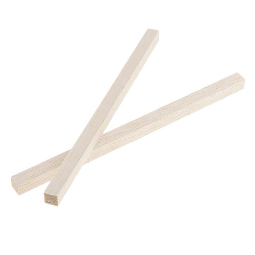 3X Bastone In Legno Di Pino Grezzo Woodcraft Square Stick Tassello 200mm 5 Pezzi - Foto 5 di 10