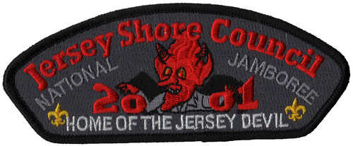 2001 Jamboree Jersey Shore NJ Home of the Jersey Devil JSP Black Bdr (A668)