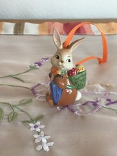 Goebel 🐇 Ornament Hänge - Hase mit Schirm u. Eierkorb 🐇 Osterstrauch 🐇 RAR 🐇