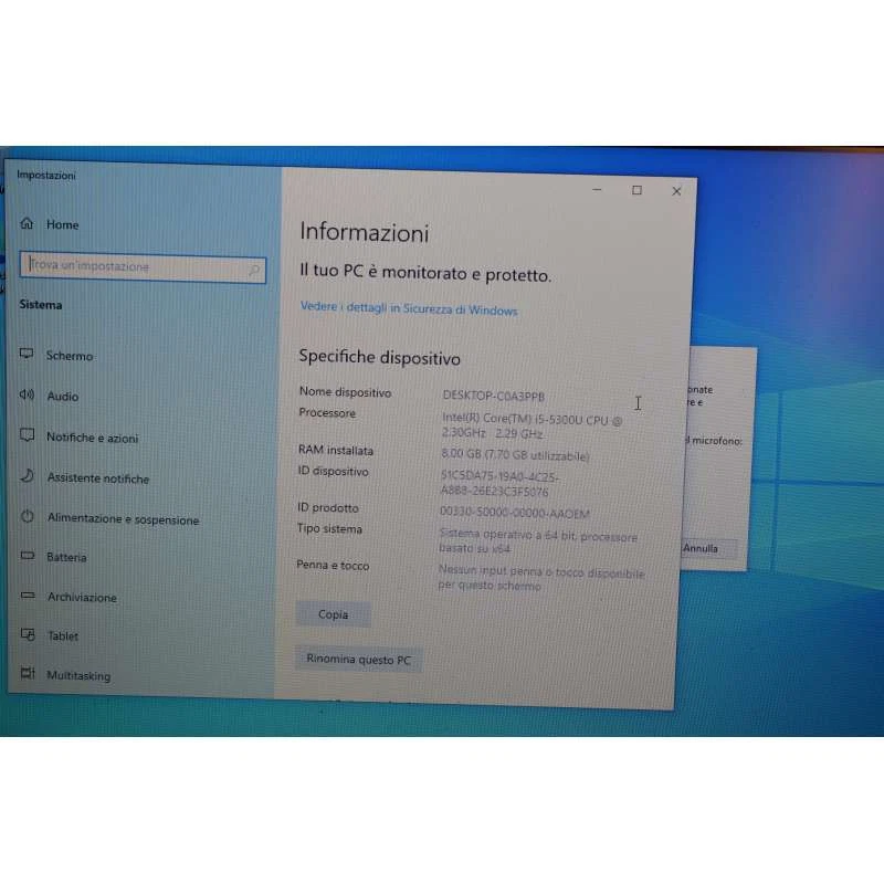 Lenovo ThinkPad X250 · i5-5300U · 8GB · 300GB, foto 3 di 5