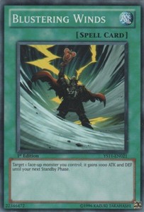 Blustering Winds - YS11-EN021 - Common - 1st Edition x3 - Lightly Played