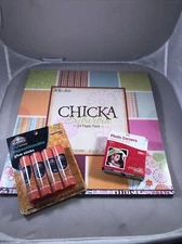 Scrapbook Set The Paper Studio Chicka Suburbia 24 Sheet Paper Pack 12” X 12”