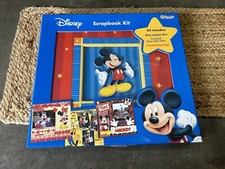 New Disney Scrapbook Kit  Album 10 Sticker Sheets 12 Papers