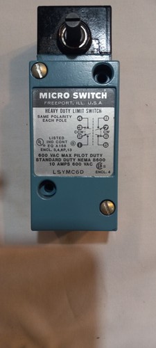 Honeywell LSYMC6D Limit Switch 10 Amp 600V new old stock - Picture 3 of 6