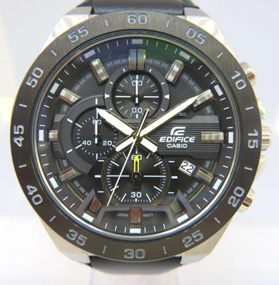CASIO Model number: EFR-564L EDIFICE Quartz Black