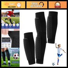 2 Pairs Soccer Shin Guards for Kids Adults, Lightweight Calf Compression Sleev