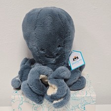 RARE Jellycat - Little Storm Octopus - Retired blue plush squid toy gift BNWT