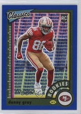 2022 Panini Classics Rookies Timeless Tributes Light Blue 54/125 Danny Gray he0
