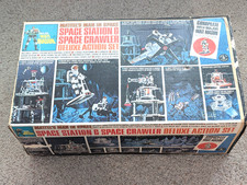 1966 Mattel Major Matt Mason Space Station Space Crawler Deluxe Set Box Only