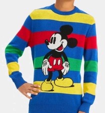 Boys Size S Disney 100 Mickey Mouse Sweater. New.