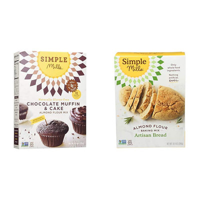 Simple Mills Almond Flour Baking Mixes - Gluten Free Muffin & Cupcake and Artisa