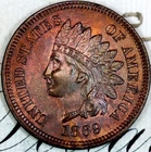 1869 PRISTINE+ GEM BU MS INDIAN HEAD PENNY DC205 FROM MATTHEWS HOARD