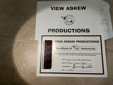 Jay and Silent Bob Strike Back 5 frames of film (Signed by Keven Smith in 2001)