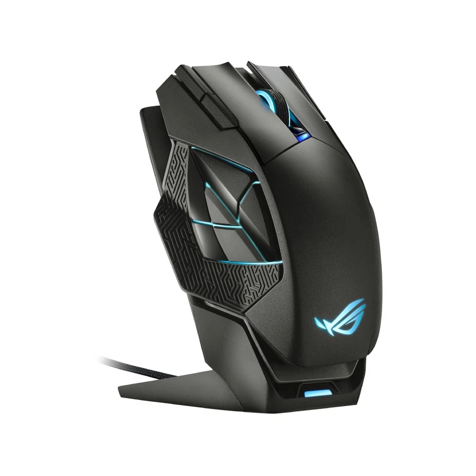 ASUS ROG Spatha X Wired/Wireless 19000 DPI 12 Programmable Buttons Gaming Mouse - Image 2 of 4