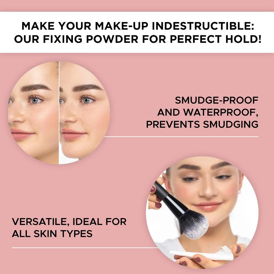 Fixing Powder Fixierpuder transparenter loser Puder zum Fixieren und Mattieren - Bild 3 von 4