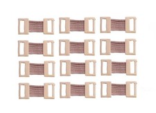 10Pcs Brown Bandage Clips, Elastic Bandage Wrap Stretch Metal Clips Replaceab...