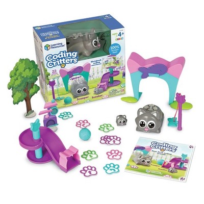 Learning Resources Coding Critters Scamper & Sneaker - frühes MINT-Codierungsspielzeug,
