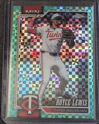 2026 Topps Chrome Baseball Royce Lewis X-Fractor /199 Twins MLB