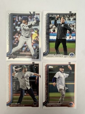 2025 Topps Update Ohtani All Star Foil And Much More. Lot See Photos. Ben Rice