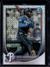 2025 Bowman Chrome Mega Box Bryce Harper Refractor #37 Phillies