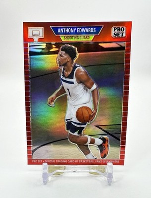 2024 Pro Set Metal Basketball #PSG-84 (Red) ANTHONY EDWARDS [29/89]