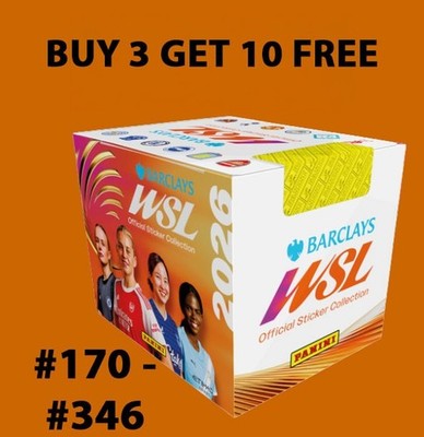 Panini Womens Super League WSL 2026 STICKER #170 - #346 BUY 3 GET 10 FREE