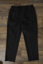 Uniqlo Men’s 30 Green/Navy Plaid Straight Leg Mid-Rise Dress Pants