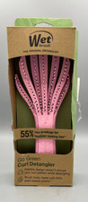 Wet Brush Go Green Curl Detangler Hair Brush, Pale Pink, Ultra-Soft IntelliFlex